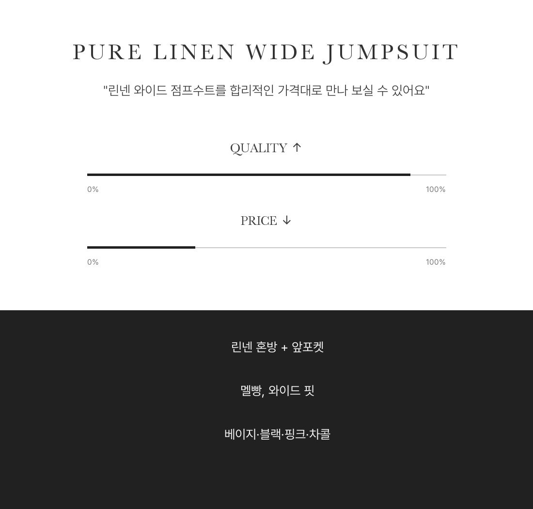 Pure Linen Wide Jumpsuit - 퓨어 리넨 와이드 점프수트 인트로 3