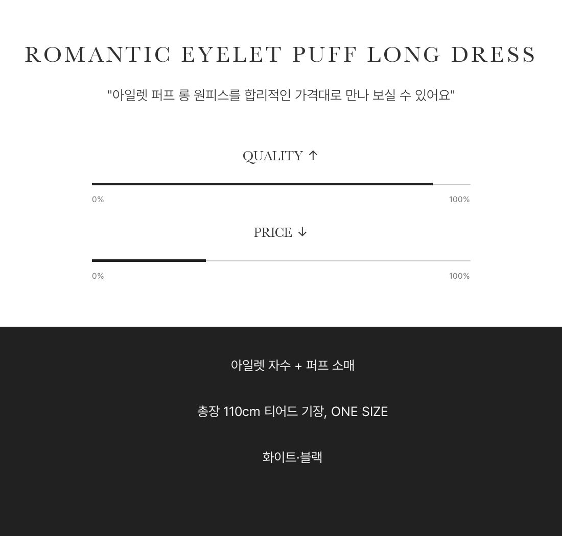 Romantic Eyelet Puff Long Dress - 로맨틱 아일렛 퍼프 롱 원피스 인트로 3