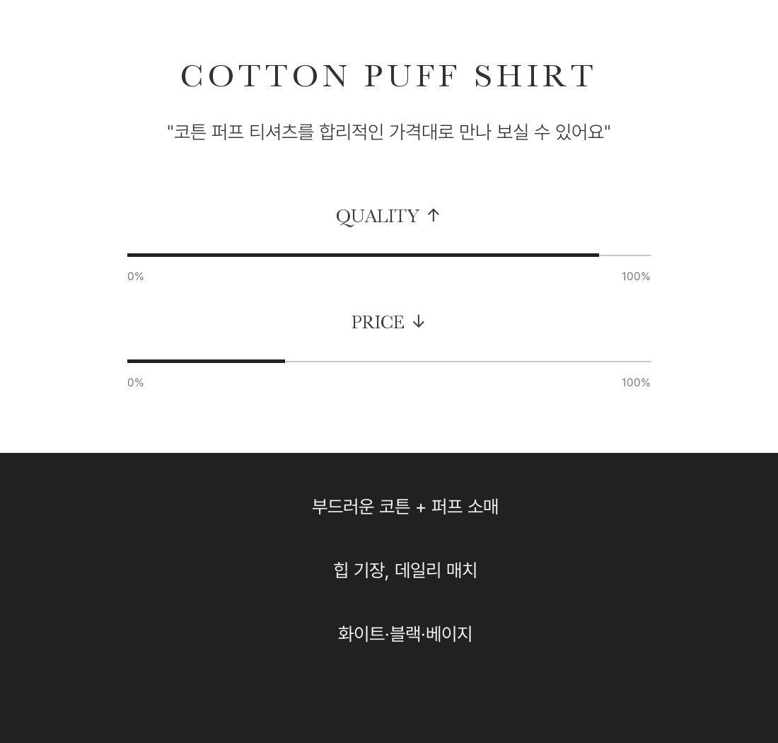 Cotton Puff Shirt - 코튼 퍼프 티셔츠 인트로 3