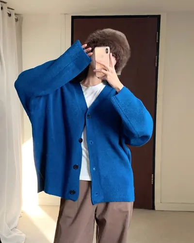 이지 루즈 가디건